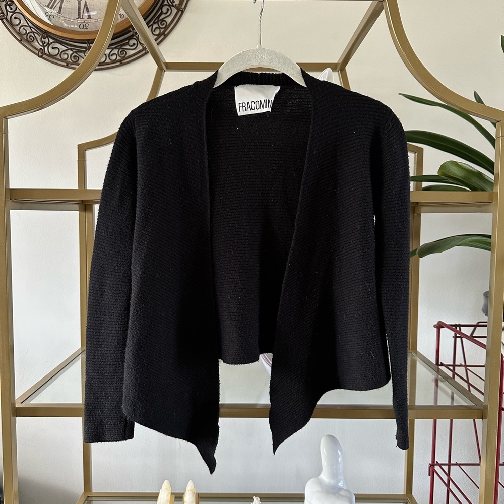 Fracomina black cardigan